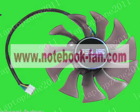 85mm ASUS ATI NVIDIA Video Card Fan 40mm 4Pin YD129220EL 12V 0.4 - Click Image to Close